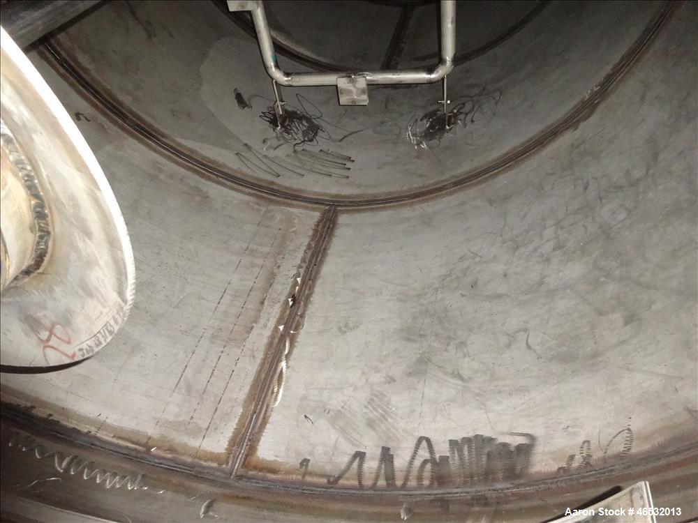 Unused- Graver Water Systems Approximate 5200 Gallon Cation Regeneration Vessel. Manufactured by Kennedy Tank, 316/316L stainless steel, vertical. 90" Diameter x 182" straight side, dished top and bo...