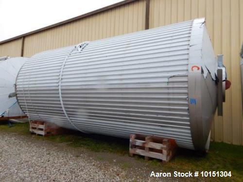 Unused- Approximately 19,000 Gallon (71,700 L) Stainless Steel Jacketed Tank
