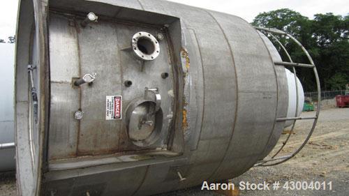 Used 5000 Gallon Stainless Steel Lee Industries Jacketed Tank, Model 5000VPBT