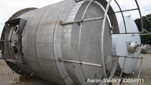 Used 5000 Gallon Stainless Steel Lee Industries Jacketed Tank, Model 5000VPBT