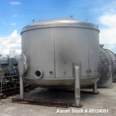 Used CMC Letco Industries Tank, Approximately 9,000 Gallon, 316 Stainless Steel