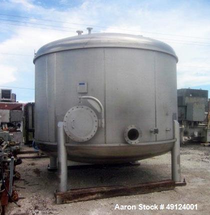 Used CMC Letco Industries Tank, Approximately 9,000 Gallon, 316 Stainless Steel