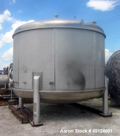 Used CMC Letco Industries Tank, Approximately 9,000 Gallon, 316 Stainless Steel