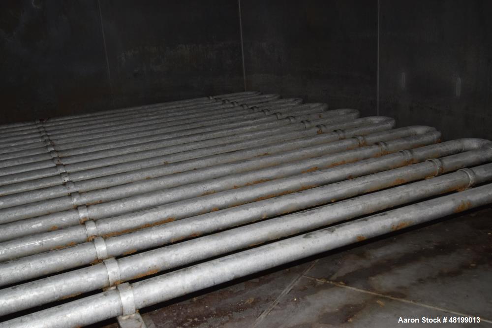Used Lowe-Mar 15,000 Gallon, Stainless Steel, Vertical Tank.