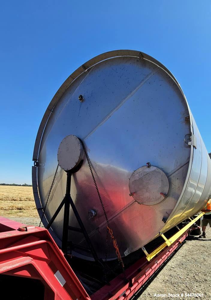 Unused Meridian 20,000 Gallon Stainless Steel Tank | 304SS Vertical Storage Vessel