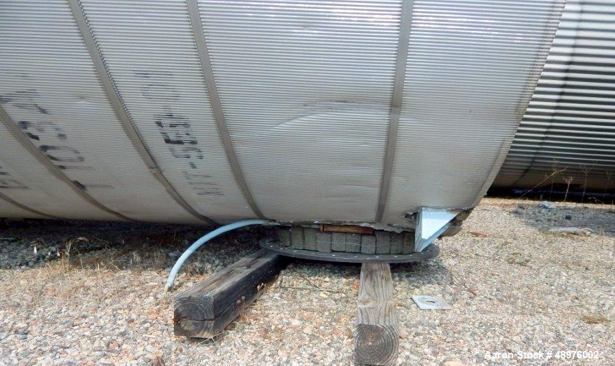 Used Metal Equipment Company 6,500 Gallon Vertical Binder Tank.