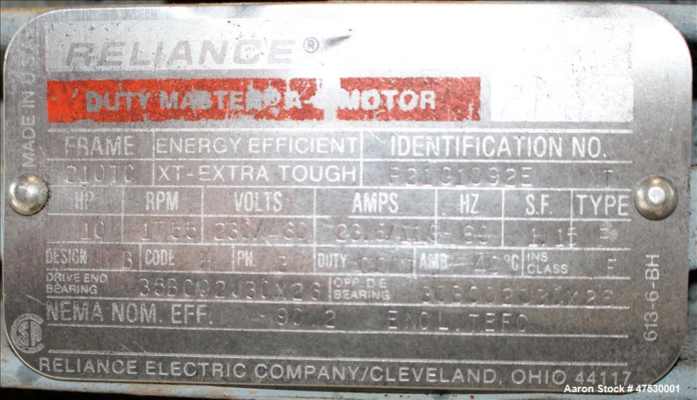 Used Mid-State Tank, 6000 Gallon, 304 Stainless Steel, Vertical.