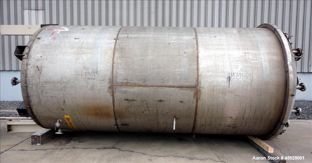 Used 5,000 Gallon Stainless Steel Milwaukee Boiler Pressure Tank