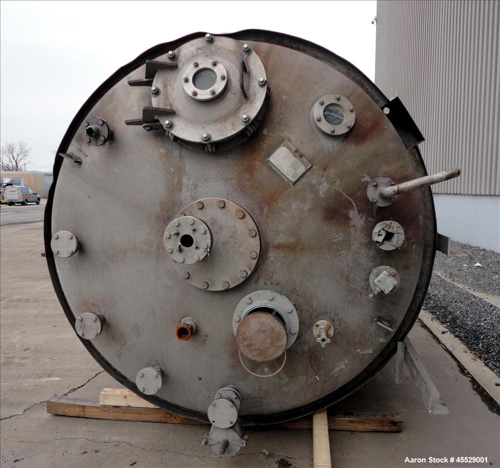 Used 5,000 Gallon Stainless Steel Milwaukee Boiler Pressure Tank