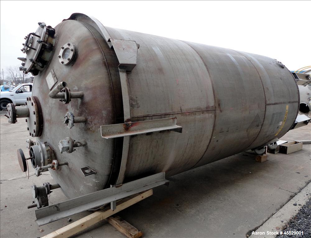 Used 5,000 Gallon Stainless Steel Milwaukee Boiler Pressure Tank