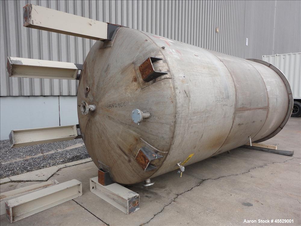 Used 5,000 Gallon Stainless Steel Milwaukee Boiler Pressure Tank