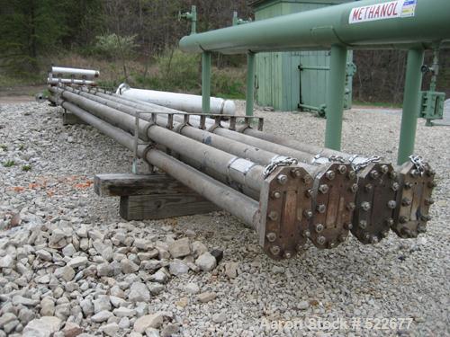 Used Missouri Tank and Boiler Tank, 13,536 Gallon, Stainless Steel, Horizontal. Approximately 8' diameter x 36' long, dished ends. 19/32" wall thickness throughout. Tank is rated for 180# at 200 F. M...