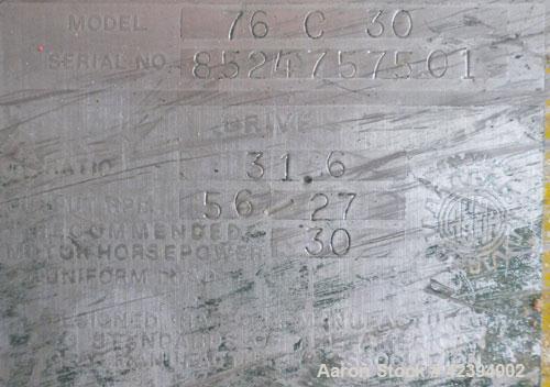 Used Modern Welding Company Tank, 9000 gallon, 304 stainless steel, vertical. Approximate 120" diameter x 184" straight side, dished top, flat bottom. Internal rated 5 psi at 150 deg F. (2) Approxima...
