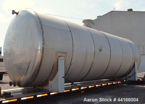 Used Modern Welding Pressure Tank, 25,000 Gallons, 304L Stainless Steel, Horizontal. 138" Diameter x 360" straight side, ASME dished heads. Internal rated 38 psi at -20 to 250 degrees F.. Openings to...