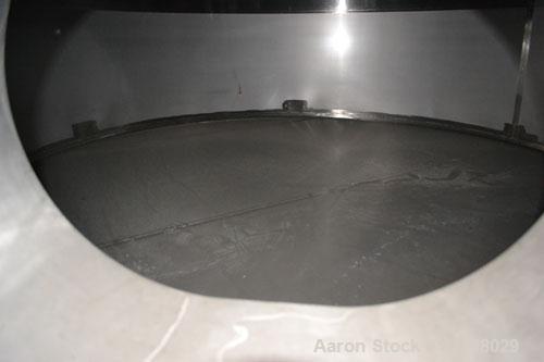 Used Mueller Tank, 6000 Gallon, Model DF, 304 Stainless Steel, Vertical. Approximate 118" diameter x 126" straight side. Off center coned top, sloped bottom. (1) 46” Section of dimple jacket on the s...
