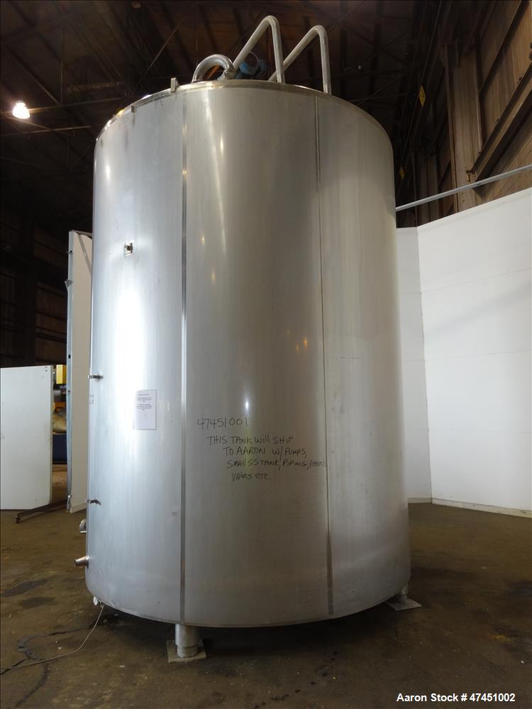 Used Paul Mueller & Company 6,000 Gallon, Food Grade, Jacketed, Insulated and A