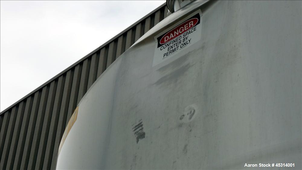 Unused- Mueller Tank, 6000 Gallon, Model "F" Fermenter Blend Tank-Non-Jacketed. 304 Stainless Steel Construction.  136" Inner Diameter x 75" Straight Side.  Vertical, Dished Top and Cone Bottom.  Ins...
