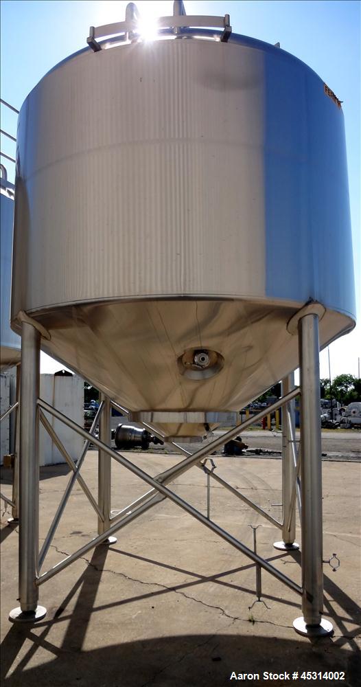 Unused Mueller Tank, 6000 Gallon, Model "F" Fermenter Blend Tank-Non-Jacketed. 304 Stainless Steel Construction.  136" Inner Diameter x 75" Straight Side.  Vertical, Dished Top and Cone Bottom.  Insu...