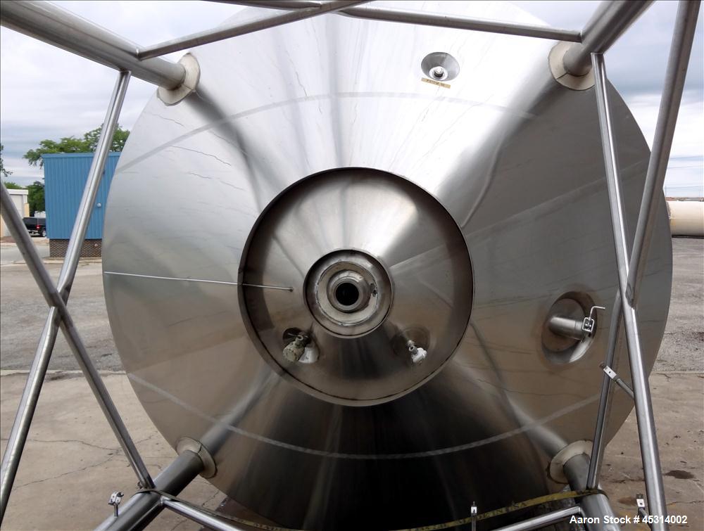 Unused Mueller Tank, 6000 Gallon, Model "F" Fermenter Blend Tank-Non-Jacketed. 304 Stainless Steel Construction.  136" Inner Diameter x 75" Straight Side.  Vertical, Dished Top and Cone Bottom.  Insu...