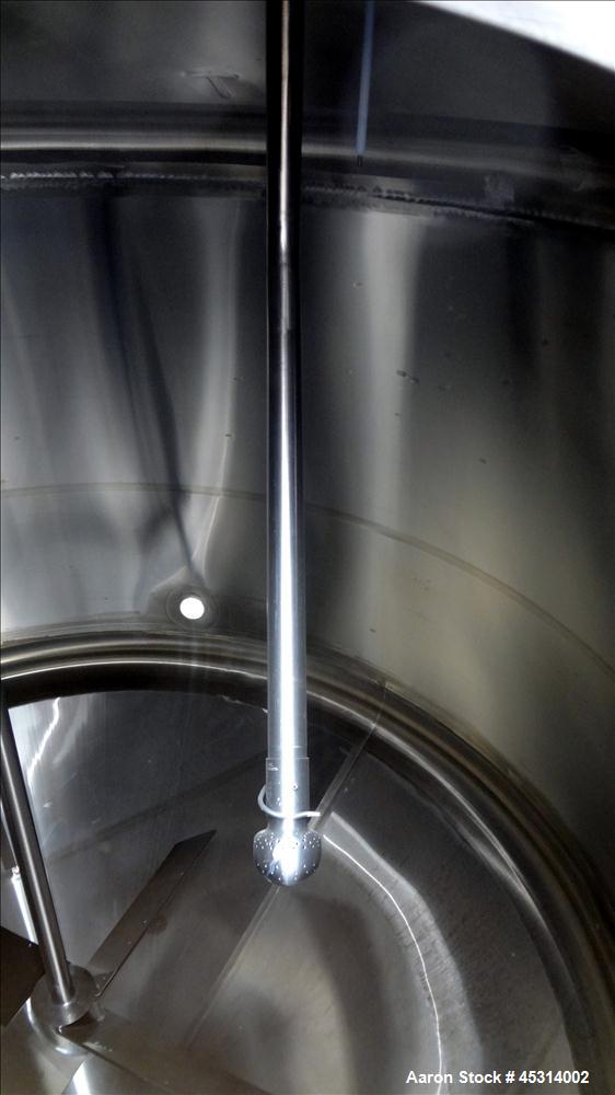 Unused Mueller Tank, 6000 Gallon, Model "F" Fermenter Blend Tank-Non-Jacketed. 304 Stainless Steel Construction.  136" Inner Diameter x 75" Straight Side.  Vertical, Dished Top and Cone Bottom.  Insu...