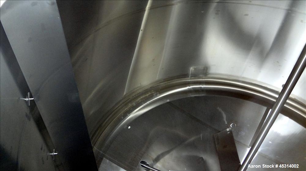 Unused Mueller Tank, 6000 Gallon, Model "F" Fermenter Blend Tank-Non-Jacketed. 304 Stainless Steel Construction.  136" Inner Diameter x 75" Straight Side.  Vertical, Dished Top and Cone Bottom.  Insu...