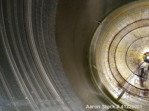 Used Mueller Jacketed Tank, 5000 gallon, 304 stainless steel, vertical. 109’’ diameter x 123’’ straight side, dish top and bottom. Internal rated to 200 deg F, dimple jacket rated 75 psi at 200 deg F...