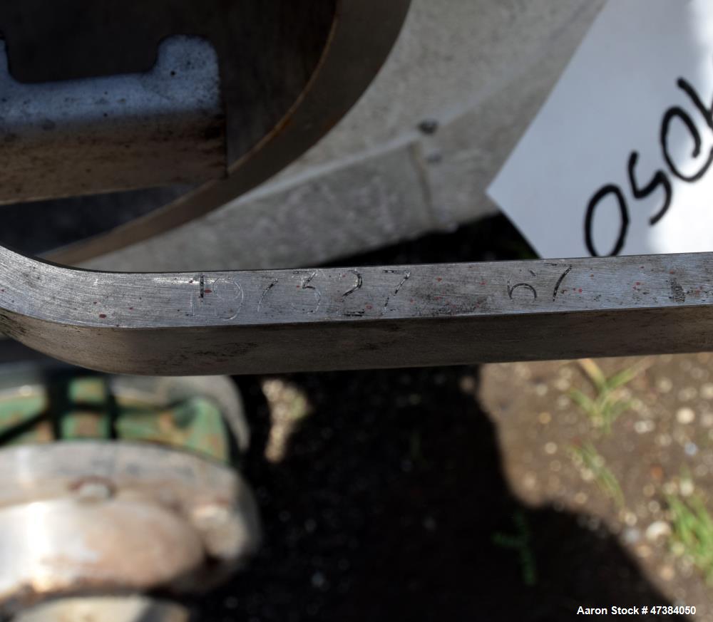 Used Mueller Tank, 45,000 Gallon, Model H, 316L Stainless Steel, Horizontal. Approximate 148-1/2" diameter x 564" straight side, dished heads. Shell & heads are 0.25" thick. Internal rated 9 psi at 3...