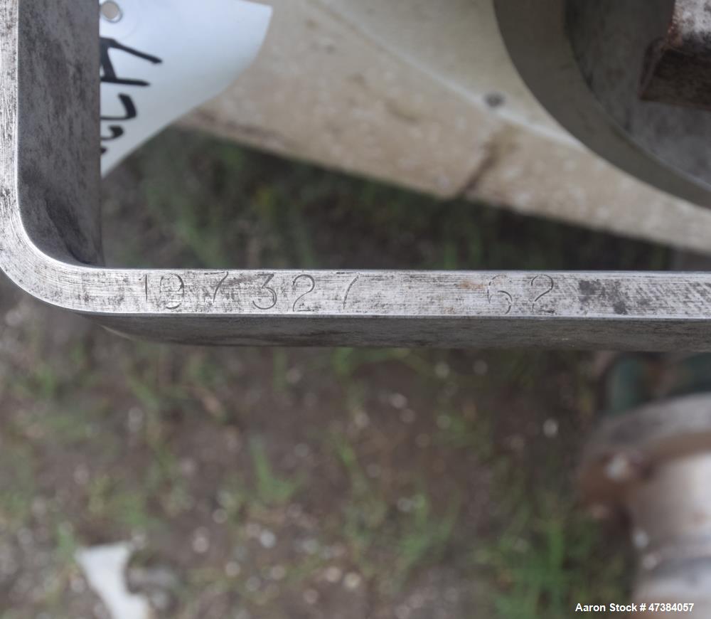 Used Mueller Tank, 45,000 Gallon, Model H, 316L Stainless Steel, Horizontal. Approximate 148-1/2" diameter x 564" straight side, dished heads. Shell & heads are 0.25" thick. Internal rated 9 psi at 3...