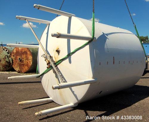 Used Mueller Tank, 5,000 Gallon, 304 Stainless Steel. Approximate 108” Diameter x approximate 125” straight side, dished top and bottom. 20 Cubic feet partial section of sidewall dimple jacket, cooli...