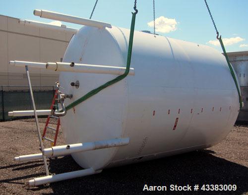 Used Mueller Tank, 5,000 Gallon, 304 Stainless Steel. Approximate 108” Diameter x approximate 125” straight side, dished top and bottom. 20 Cubic feet partial section of sidewall dimple jacket, cooli...