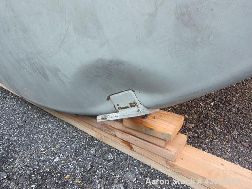 Used Mueller Silo Storage Tank, 10,000 Gallon, Model SVW, 304 Stainless Steel. 120” Diameter x approximate 220” straight side, dished top, sloped bottom. (0.759) Cubic feet of sidewall dimple jacket,...