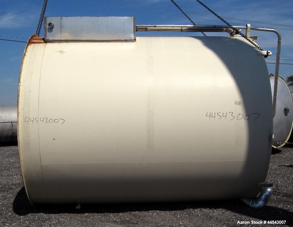 Used- 5,000 Gallon Stainless Steel Mueller Storage Tank, Model SVW