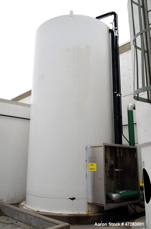 Used Mueller Silo Storage Tank, Approximate 10,500 Gallon, 316 Stainless Steel.