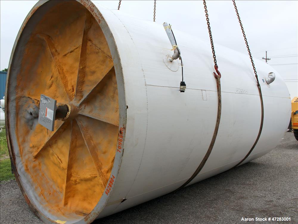 Used Mueller Silo Storage Tank, Approximate 10,500 Gallon, 316 Stainless Steel.