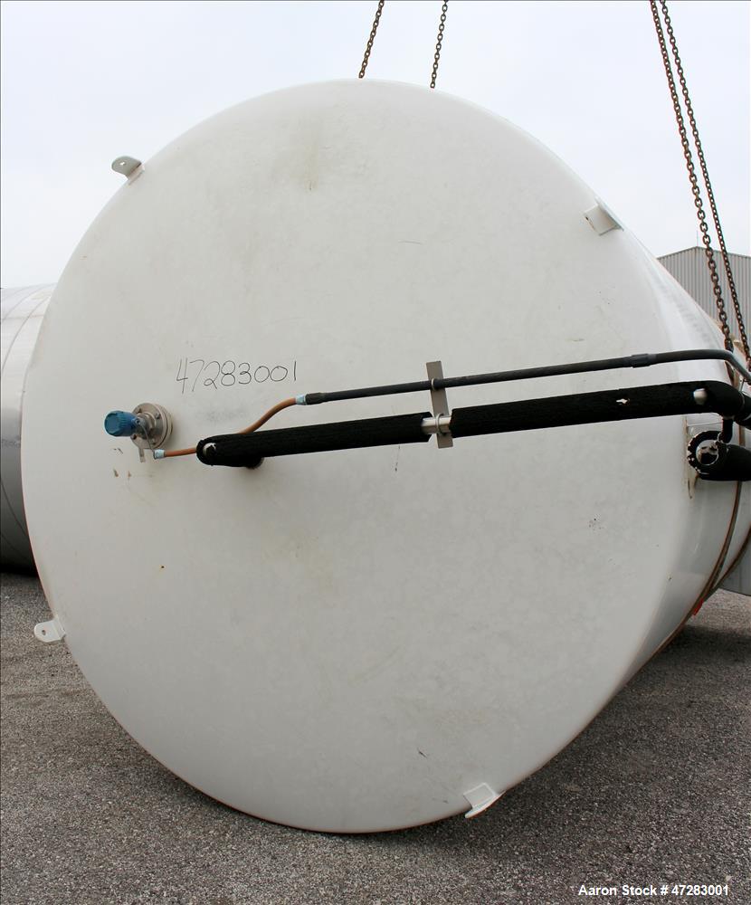 Used Mueller Silo Storage Tank, Approximate 10,500 Gallon, 316 Stainless Steel.