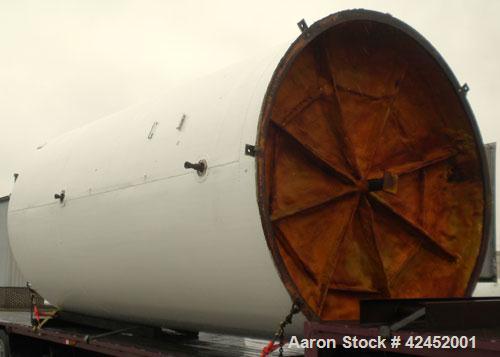Used Mueller Silo Storage Tank, 10,000 Gallon, 304 Stainless Steel, Vertical. Approximately 120" diameter x 222" straight side, dish top, sloped bottom. Insulated with carbon steel sheathing. Jackete...