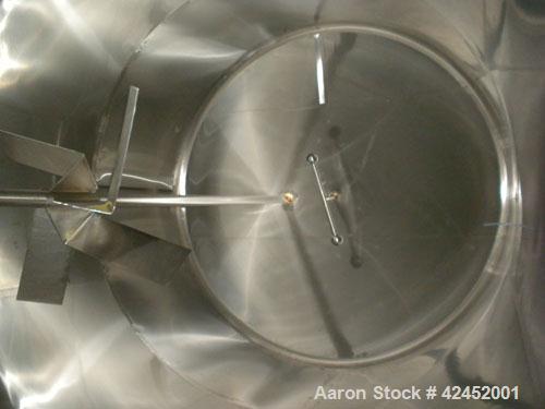 Used Mueller Silo Storage Tank, 10,000 Gallon, 304 Stainless Steel, Vertical. Approximately 120" diameter x 222" straight side, dish top, sloped bottom. Insulated with carbon steel sheathing. Jackete...