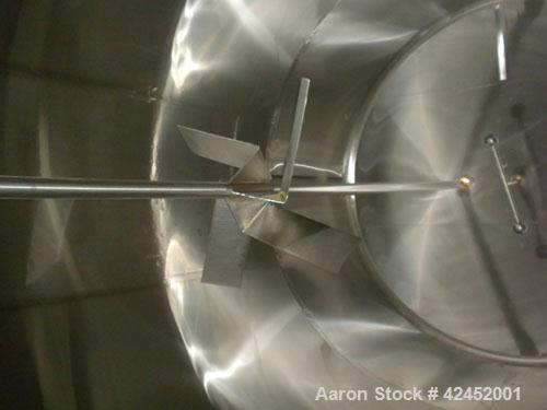 Used Mueller Silo Storage Tank, 10,000 Gallon, 304 Stainless Steel, Vertical. Approximately 120" diameter x 222" straight side, dish top, sloped bottom. Insulated with carbon steel sheathing. Jackete...