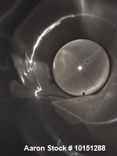Used- Mueller 6000 Gallon Vertical Stainless Steel Jacketed Tank. Sanitary polished, interior, 7'4" diameter x 20' straight ...