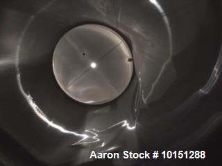 Used- Mueller 6000 Gallon Vertical Stainless Steel Jacketed Tank. Sanitary polished, interior, 7'4" diameter x 20' straight ...
