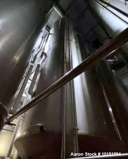 Used Mueller 16,600 Gallon Jacketed Stainless Steel Fermentation Tank | 400 BBL Brewery Vessel