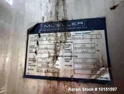 Used Mueller Stainless Steel 400 BBL Fermenter | Large Capacity Jacketed Tank