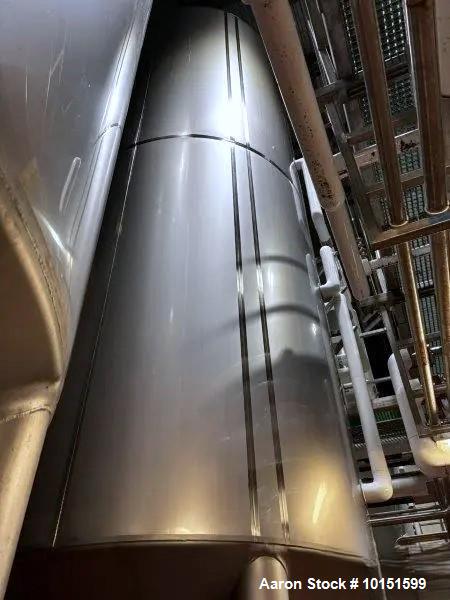 Mueller 400 BBL Cone Bottom Fermentation Tank | 16,600 Gallon Stainless Vessel