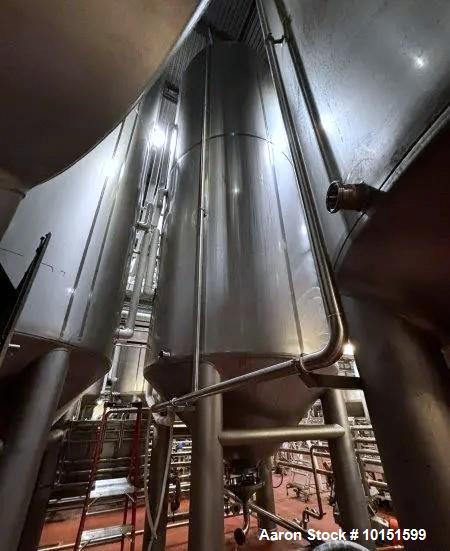 Mueller 400 BBL Cone Bottom Fermentation Tank | 16,600 Gallon Stainless Vessel