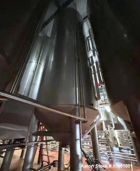 Mueller Stainless Steel Fermentation Tank 16,600 Gallon | Jacketed 400 BBL Vessel