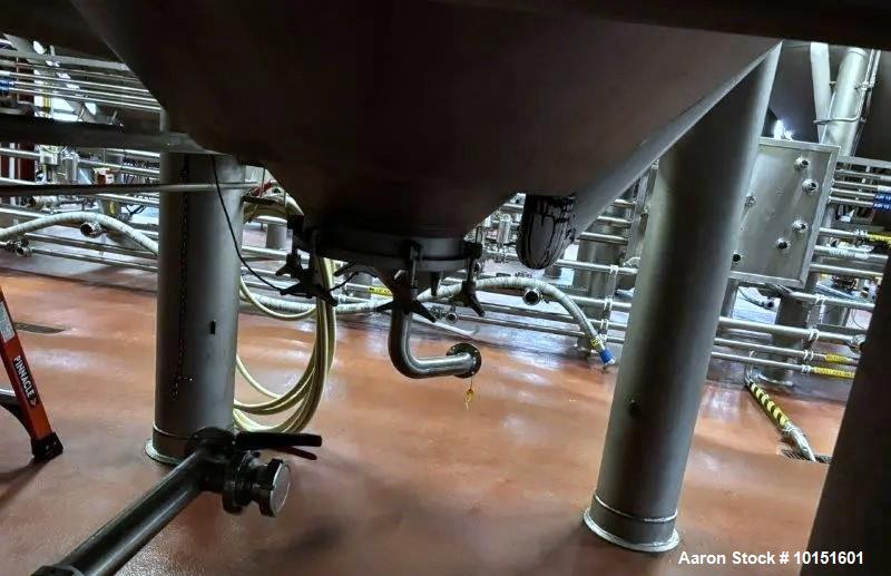 Mueller Stainless Steel Fermentation Tank 16,600 Gallon | Jacketed 400 BBL Vessel
