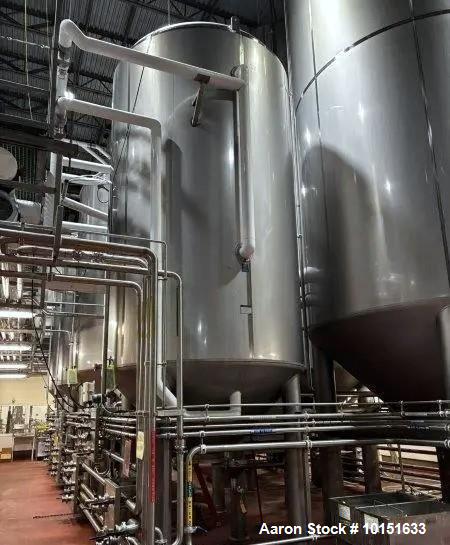 Used Mueller 5,700 Gallon Jacketed Pressure Tank | 21,000 Liter Stainless Steel Fermentation Vessel