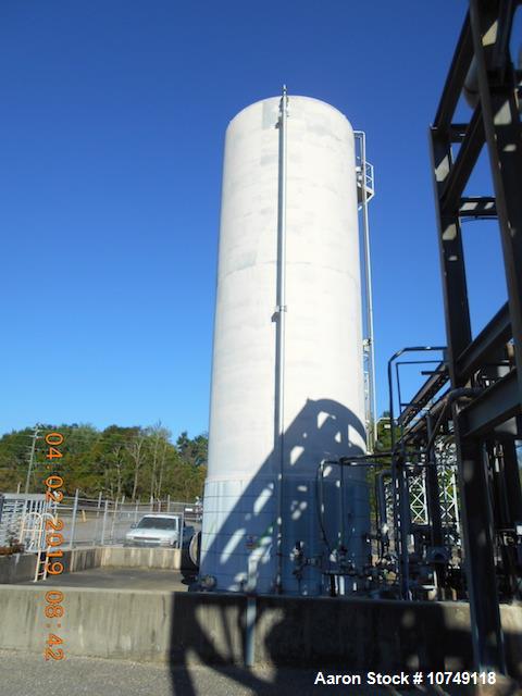 Used- Mueller 45,000 Gallon Vertical 316L SS Storage Tank