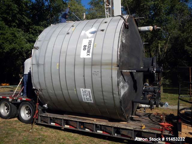 Used- 8,000 Gallon Stainless Steel  Mueller Storage Tank