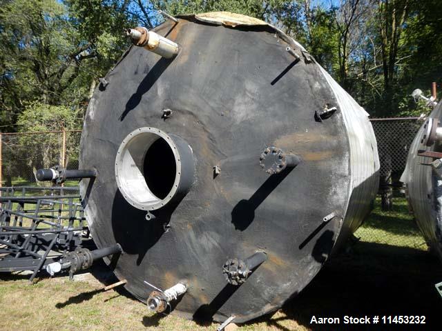Used- 8,000 Gallon Stainless Steel  Mueller Storage Tank